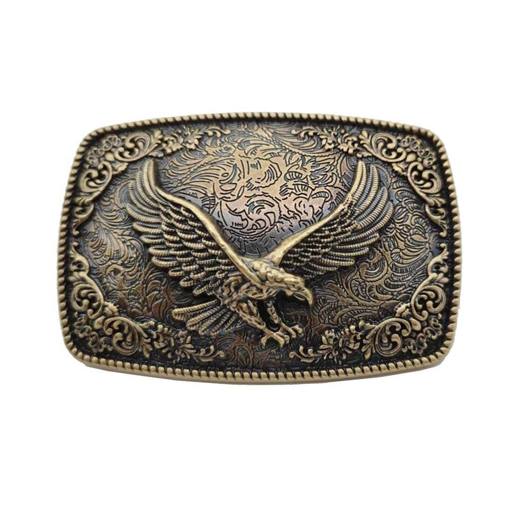 6491 Flying Eagle Western Belt Buckle